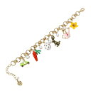 ベッツィ・ジョンソン アメリカ アクセサリー ブランド かわいい Betsey Johnson Spring Charm Braceletベッツィ・ジョンソン アメリカ アクセサリー ブランド かわいい