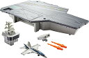 マッチボックス マテル プレイセット ミニカー MATCHBOX Matchbox Top Gun: Aircraft Carrier Play Set Gift Idea for Ages 4 to 8 Years with Top Gun Boeing F/A 18 die-cast Jetマッチボックス マテル プレイセット ミニカー MATCHBOX