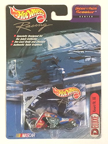 ホットウィール マテル ミニカー ホットウイール Hot Wheels Racing - NASCAR - Scorchin 039 Scooter Series - Deluxe: Power Team 60 Motorcycle (Black w/graphics) Replica or Deluxe: KMart/Rt. 66 66 Motorcycle (Bホットウィール マテル ミニカー ホットウイール