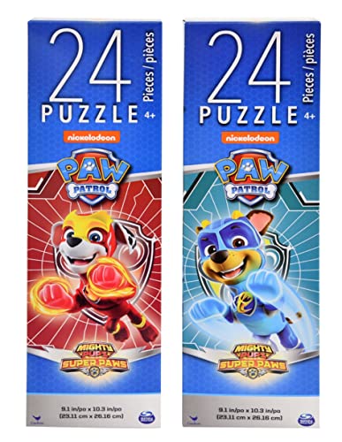 パウパトロール アメリカ直輸入 おもちゃ Spin Master Paw Patrol Tower Box Puzzle for Kids - Nickelodeon Paw Patrol Mighty Pups Super Paws Jigsaw Puzzle, Easy Play Paw Patrol Puzzle, Fun Educational Toy Puzzles, Stパウパトロール アメリカ直輸入 おもちゃ