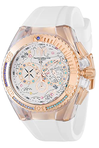 テクノマリーン 腕時計 テクノマリーン レディース Technomarine Women's Cruise Dream Stainless Steel Quartz Watch with Silicone Strap, White, 26 (Model: TM-119022)腕時計 テクノマリーン レディース