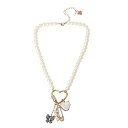 ベッツィ・ジョンソン ネックレス Betsey Johnson アメリカ 日本未発売 Betsey Johnson Heart Charm Pendant Necklaceベッツィ・ジョンソン ネックレス Betsey Johnson アメリカ 日本未発売