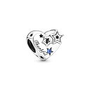 パンドラ ブレスレット チャーム アクセサリー ブランド PANDORA Thankful Heart & Stars Charm, 925 Sterling Silver - 799527C01パンドラ ブレスレット チャーム アクセサリー ブランド