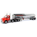 Diecast Masters ミニチュア ミニカー ダイキャスト はたらく車 Kenworth T880 SBFA Tandem Truck w/ Heil ...