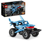 レゴ テクニックシリーズ LEGO Technic Monster Jam Megalodon Building Set, 2 in 1 Pull Back Shark Truck to Lusca Low Racer Car Toy, DIY Building Toy Ideas for Outdoor Play for Kids, Boys, and Girls Ages 7 and Up, 42134レゴ テクニックシリーズ