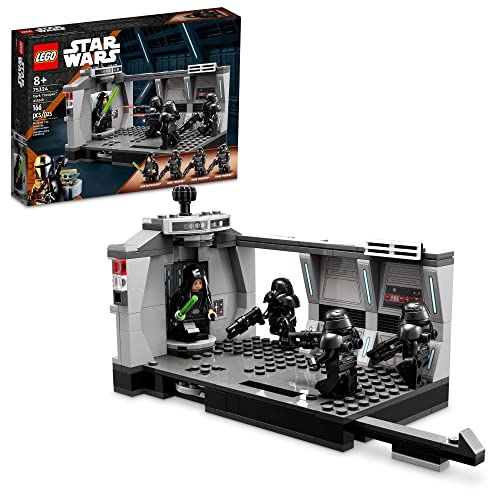 レゴ スターウォーズ LEGO Star Wars Dark Trooper Attack Set, Mandalorian Toy 75324, with Revolving Elevator, Luke Skywalker Minifigure and Lightsaber, Pretend Play Building Set for Kids Age 8+ Years Oldレゴ スターウォーズ