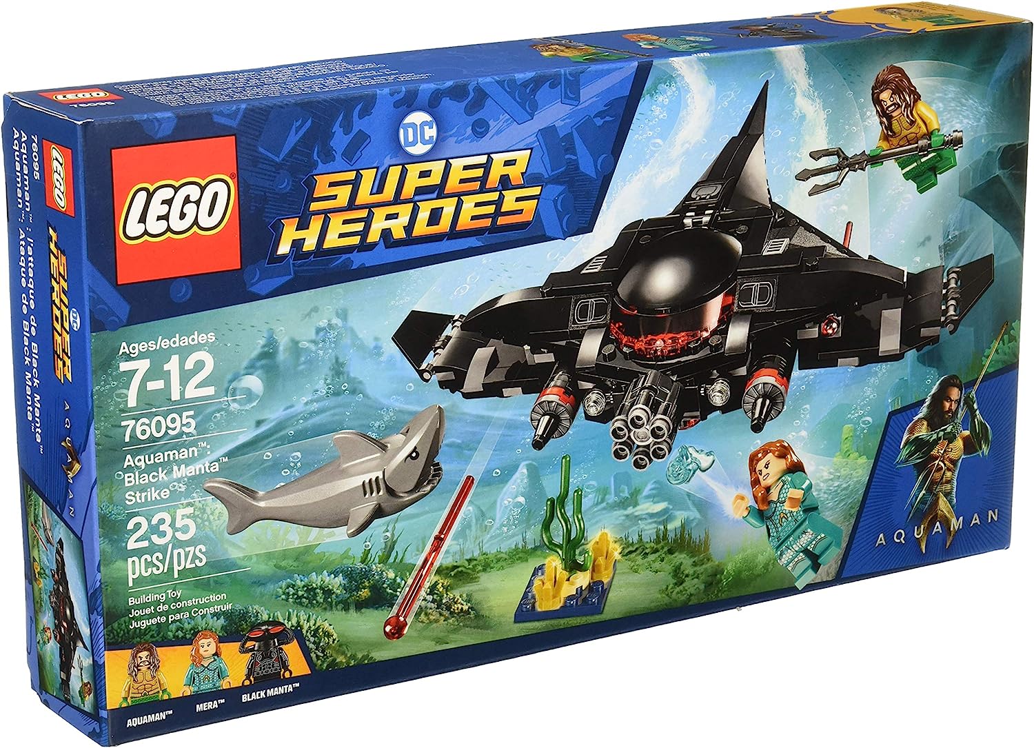 レゴ スーパーヒーローズ マーベル DCコミックス スーパーヒーローガールズ 【送料無料】LEGO DC Super Heroes Aquaman Black Manta Strike 76095 ~ 235 piecesレゴ スーパーヒーローズ マーベル DCコミックス スーパーヒーローガールズ