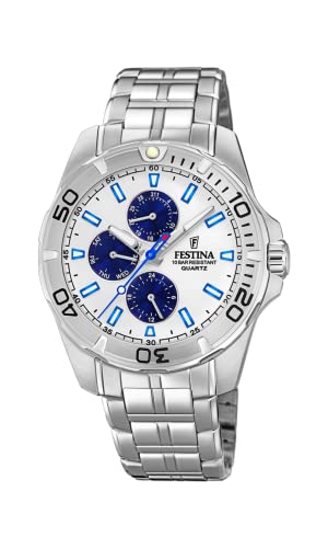 腕時計 フェスティナ フェスティーナ スイス メンズ Festina Mens Multi dial Quartz Watch with Stainless Steel Strap F20445/1, Silver, 0, Bracelet腕時計 フェスティナ フェスティーナ スイス メンズ