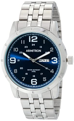 腕時計 アーミトロン メンズ Armitron Adventure Men's Easy to Read Day/Date Function Bracelet Watch, 20/5398腕時計 アーミトロン メンズ