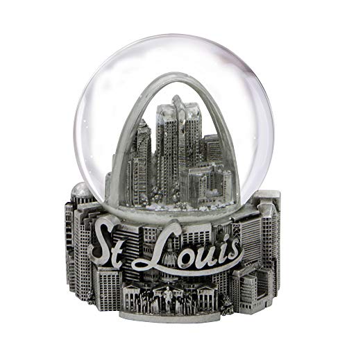 Ρ  ʪ ƥꥢ ǥ 50038 Silver Pewter St. Louis Snow Globe, Missouri Snowglobe 65mm Souvenir and Wedding Gift Home DecorΡ  ʪ ƥꥢ ǥ 50038