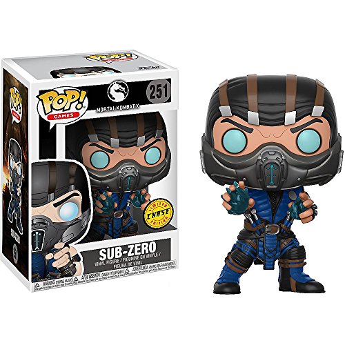 ファンコ FUNKO フィギュア 人形 アメリカ直輸入 Funko Sub-Zero (Chase Edition): Mortal Kombat x POP Games Vinyl Figure 1 PET Plastic Graphical Protector Bundle 251 / 21686 - B ファンコ FUNKO フィギュア 人形 アメリカ直輸入