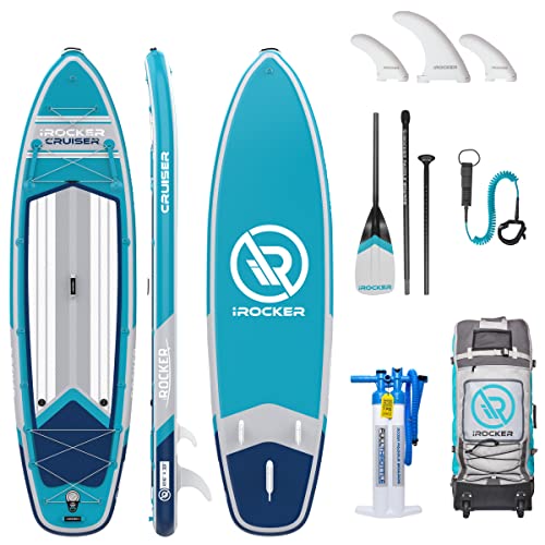 商品情報 商品名スタンドアップパドルボード マリンスポーツ サップボード SUPボード iROCKER Cruiser Inflatable Stand Up Paddle Board, Extremely Stable 10'6" Long 33" Wide 6" Thick Premium SUP with Roller スタンドアップパドルボード マリンスポーツ サップボード SUPボード 商品名（英語）iROCKER Cruiser Inflatable Stand Up Paddle Board, Extremely Stable 10'6" Long 33" Wide 6" Thick Premium SUP with Roller Bag, Carbon Paddle, Pump, Leash, Fins & Repair Kit, Teal 商品名（翻訳）iROCKER クルーザーインフレータブルスタンドアップパドルボード、非常に安定した10'6 "ロング33 "ワイド6 "厚プレミアムSUP、ローラーバッグ、カーボンパドル、ポンプ、リーシュ、フィン＆リペアキット付き、ティール 型番1 海外サイズ10'6" ブランドiROCKER 関連キーワードスタンドアップパドルボード,マリンスポーツ,サップボード,SUPボードこのようなギフトシーンにオススメです。プレゼント お誕生日 クリスマスプレゼント バレンタインデー ホワイトデー 贈り物