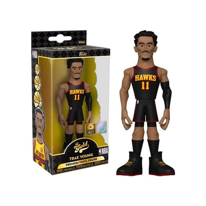 ファンコ FUNKO フィギュア 人形 アメリカ直輸入 【送料無料】Funko Pop! Gold NBA: Hawks - Trae Young (Alternate Uniform) 5