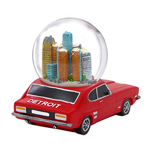 Ρ  ʪ ƥꥢ ǥ Detroit Michigan Car Snow Globe 65mm - Detroit RocksΡ  ʪ ƥꥢ ǥ