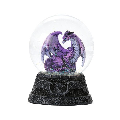 スノーグローブ 雪 置物 インテリア 海外モデル Pacific Giftware Dragon Ball Water Globe with Glitters 80mm Resin Figurine Home Decor Gift Collectible (Hoarfrost Purple)スノーグローブ 雪 置物 インテリア 海外モデル