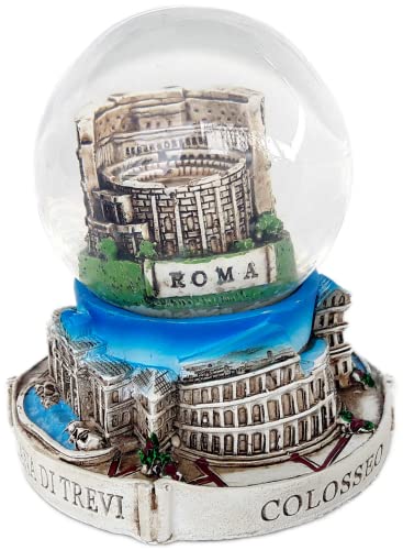 スノーグローブ 雪 置物 インテリア 海外モデル New Italiano Souvenir Snowdome Italy Snowglobe Rome Colosseum Italia 9.5cmスノーグローブ 雪 置物 インテリア 海外モデル