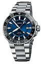 rv IX Y Aquis GMT Date Blue Dial 43.5mm Watchrv IX Y