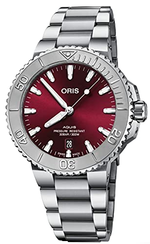 腕時計 オリス メンズ Oris Aquis Relief Cherry Dial 41.5mm Steel Watch 01 733 7766 4158-07 8 22 05PEB腕時計 オリス メンズ 腕時計 オリス メンズ Oris Aquis Relief Cherry Dial 41.5mm Steel Watch 01 733 7766 4158-07 8 22 05PEB腕時計 オリス メンズ