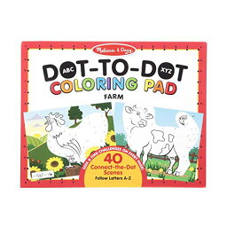 メリッサ&ダグ おもちゃ 知育玩具 Melissa & Doug Melissa & Doug ABC Dot-to-Dot Coloring Pad - Farmメリッサ&ダグ おもちゃ 知育玩具 Melissa & Doug