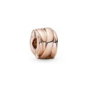 パンドラ ブレスレット チャーム アクセサリー ブランド PANDORA Polished Ribbons Clip Charm, Pandora Rose -...