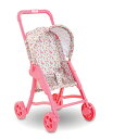 コロール 赤ちゃん 人形 ベビー人形 Corolle Baby Doll Stroller with Folding Canopy - Mon Premier Poupon Accessory Fits 12 Dolls, Pink/Floral Pattern, for Kids Ages 18 Months and upコロール 赤ちゃん 人形 ベビー人形