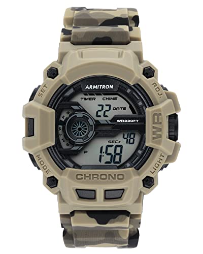 腕時計 アーミトロン メンズ Armitron Sport Men's Digital Chronograph Resin Strap Watch, 40/8353腕時計 アーミトロン メンズ