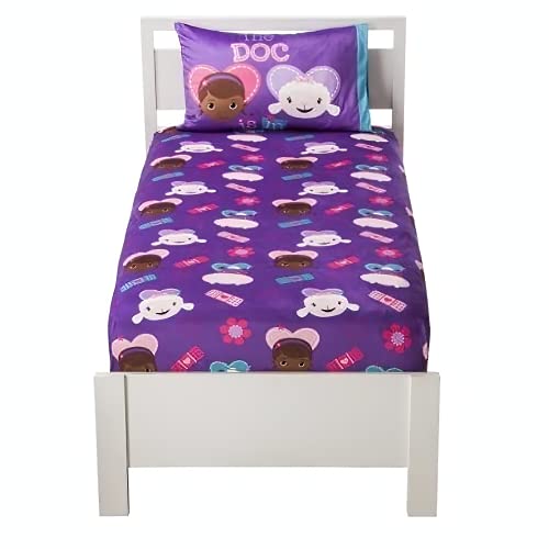 hbN͂hN^[ fBYj[`l hbN̂т傤 Montex Disney Junior Doc McStuffins Officially Licensed Twin Bed Sheet Set Includes 3 Pieces Bedding FlahbN͂hN^[ fBYj[`l hbN̂т傤