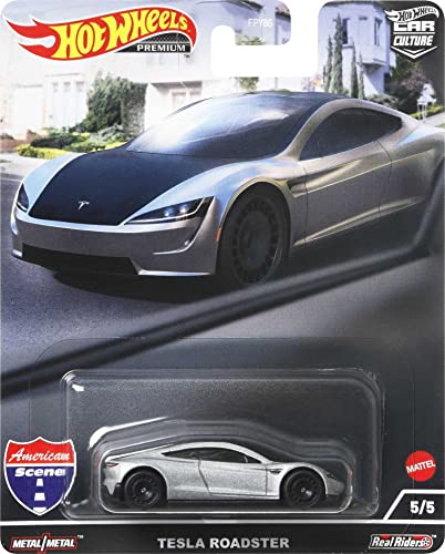 ホットウィール マテル ミニカー ホットウイール Hot Wheels Tesla Roadster Safari Vehicle for 3 Kids Years Old & Up, Premium Collection of Car Culture 1:64 Scale Vehiclesホットウィール マテル ミニカー ホットウイール