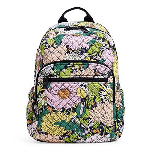 Fubh[ xubh[ AJ t_B}CA~ { Vera Bradley Women's Campus Backpack, Bookbag, Bloom Boom-Recycled Cotton, One SizeFubh[ xubh[ AJ t_B}CA~ {