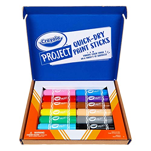 クレヨラ アメリカ 海外輸入 知育玩具 Crayola Quick Dry Paint Sticks, Amazon Exclusive Colors, Paint Set for Kids, 12 Countクレヨラ アメリカ 海外輸入 知育玩具