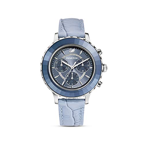 商品情報 商品名腕時計 スワロフスキー（SWAROVSKI） レディース ラグジュアリー エレガント SWAROVSKI Octea Lux Chrono Watch, Swiss Quartz, with Blue Crystal Bez...