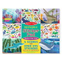 メリッサ&ダグ おもちゃ 知育玩具 Melissa & Doug Melissa & Doug Reusable Sticker Activity Pad - Under The Sea - Restickable Stickers, Ocean Animals Art Activities, Arts And Crafts For Kids Ages 3+ - FSC-Ceメリッサ&ダグ おもちゃ 知育玩具 Melissa & Doug