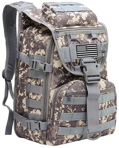 ミリタリーバックパック タクティカルバックパック サバイバルゲーム サバゲー アメリカ LIMHOO Military Tactical Backpack for Men Women 35L Hiking Trekking Rucksack 3 Day Mミリタリーバックパック タクティカルバックパック サバイバルゲーム サバゲー アメリカ