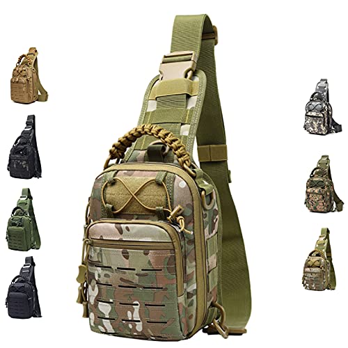 ミリタリーバックパック タクティカルバックパック サバイバルゲーム サバゲー アメリカ VIIDOO Tactical Sling Backpack for Men, Multicam Ocp Molle Single Shoulder Bag Pack,ミリタリーバックパック タクティカルバックパック サバイバルゲーム サバゲー アメリカ