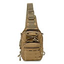 ミリタリーバックパック タクティカルバックパック サバイバルゲーム サバゲー アメリカ WOLF TACTICAL Compact EDC Sling Bag ...
