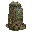 ミリタリーバックパック タクティカルバックパック サバイバルゲーム サバゲー アメリカ King'sGuard 100L Camping Hiking Back...