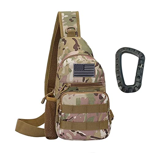 ミリタリーバックパック タクティカルバックパック サバイバルゲーム サバゲー アメリカ Armiya Men 039 s Tactical Sling Bag, Small Shoulder Chest Molle Daypack Backpack for Cycミリタリーバックパック タクティカルバックパック サバイバルゲーム サバゲー アメリカ