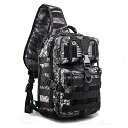ミリタリーバックパック タクティカルバックパック サバイバルゲーム サバゲー アメリカ hopopower Tactical Sling Bag Pack Mi...
