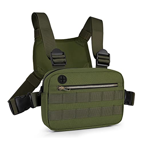 ミリタリーバックパック タクティカルバックパック サバイバルゲーム サバゲー アメリカ Muserise Outdoor Chest Bag For Men, EDC Chest Pack With Built-In Phone Holder, Lightミリタリーバックパック タクティカルバックパック サバイバルゲーム サバゲー アメリカ