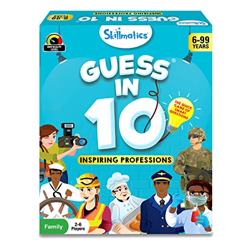 Skillmatics ޥƥ ꥫ ͢ ΰ Skillmatics Card Game - Guess in 10 Professions, Perfect for Boys, Girls, Kids &Families Who Love Educational Toys, Gifts for Ages 6, 7, Skillmatics ޥƥ ꥫ ͢ ΰ