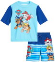 パウパトロール アメリカ直輸入 子供服 キッズ ファッション Nickelodeon Boys' Paw Patrol UPF 50+ Rash Guard S...