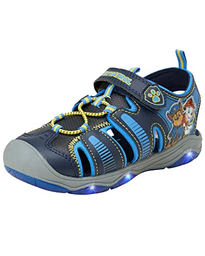 楽天angelicaパウパトロール アメリカ直輸入 子供服 キッズ ファッション Nickelodeon Boys' Paw Patrol Shoes - Chase and Marshall Light Up Closed Toe Sport Sandals （6T-12）, Size 8, Paw Patrolパウパトロール アメリカ直輸入 子供服 キッズ ファッション