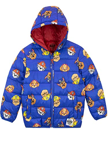 パウパトロール 子供服 コート 2T 日本サイズ95相当 チェイス ラブル 複数キャラクター ブルー キッズ ファッション 男の子 女の子 ファスナー フードつ...