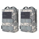 タクティカルポーチ ミリタリーポーチ サバイバルゲーム サバゲー アメリカ 2 Pack Molle Pouches - Tactical Compact Wa...