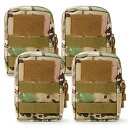 タクティカルポーチ ミリタリーポーチ サバイバルゲーム サバゲー アメリカ Gogoku 4-Pack Molle Pouch Tactical Molle P...
