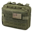 タクティカルポーチ ミリタリーポーチ サバイバルゲーム サバゲー アメリカ WYNEX Tactical Molle Admin Pouch of Laser ...