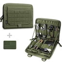 タクティカルポーチ ミリタリーポーチ サバイバルゲーム サバゲー アメリカ WYNEX Tactical Folding Admin Pouch, Molle ...
