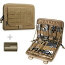 タクティカルポーチ ミリタリーポーチ サバイバルゲーム サバゲー アメリカ WYNEX Tactical Folding Admin Pouch, Molle ...