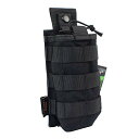 タクティカルポーチ ミリタリーポーチ サバイバルゲーム サバゲー アメリカ ROCOTACTICAL Tactical Radio Pouch, 1000D N...