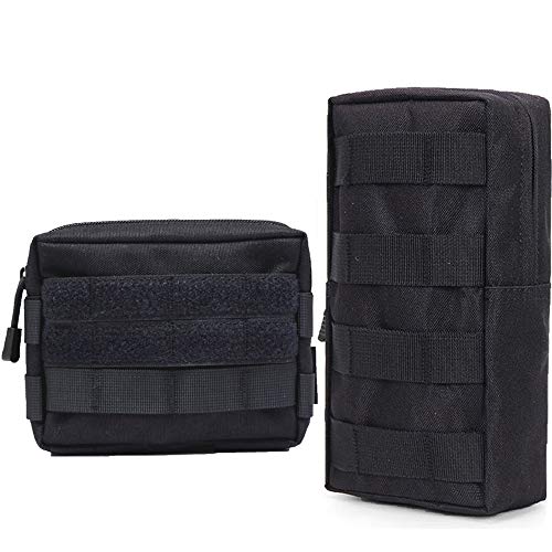 タクティカルポーチ ミリタリーポーチ サバイバルゲーム サバゲー アメリカ Hoanan 2 Pack Molle Pouch Tactical EDC Pouch Admin Organizer Gadget Gear Pouch for Military Backpack(2 Pack-タクティカルポーチ ミリタリーポーチ サバイバルゲーム サバゲー アメリカ